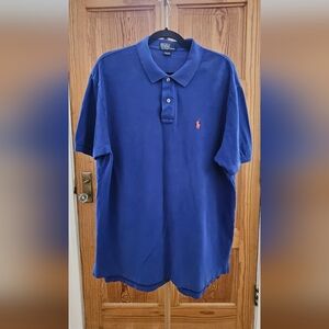 Polo Ralph Lauren Royal Blue w/ Orange Horse Polo Size XL